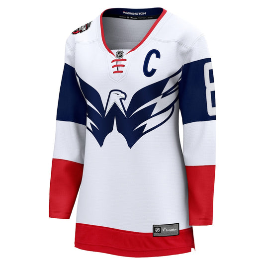 Women's Alexander Ovechkin Fanatics Capitals 2023 Stadium Series Breakaway Jersey - White