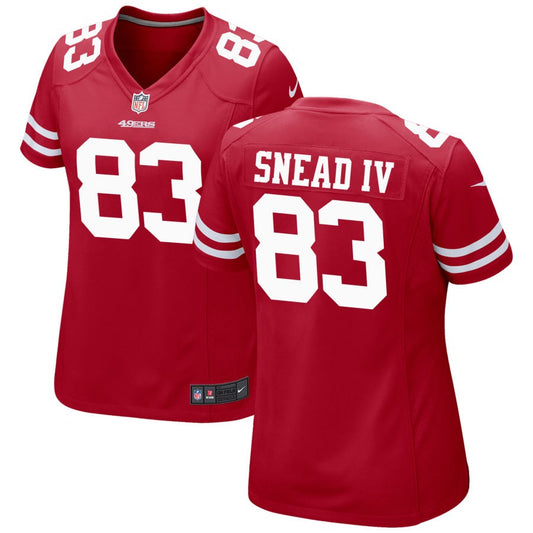 Willie Snead IV San Francisco 49ers Nike Women's Game Jersey - Scarlet