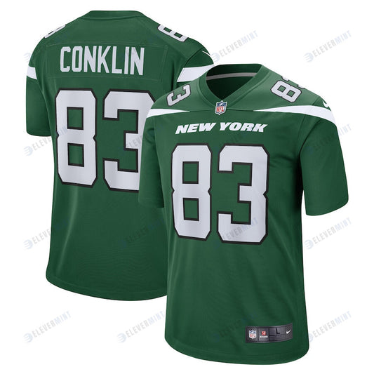 Tyler Conklin 83 New York Jets Men Game Jersey - Gotham Green