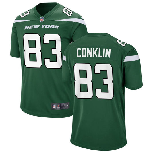 Tyler Conklin New York Jets Nike Youth Game Jersey - Gotham Green