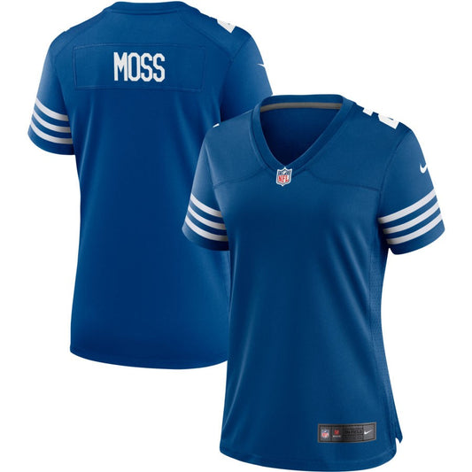 Zack Moss Indianapolis Colts Nike Women's Alternate Jersey - Royal