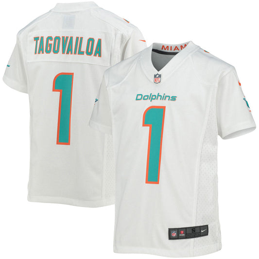 Youth Miami Dolphins Tua Tagovailoa Game Jersey White