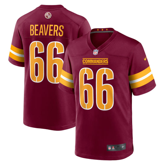 Willie Beavers Washington Commanders Nike Game Player Jersey - Burgundy