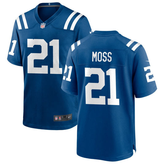 Zack Moss Nike Indianapolis Colts Game Jersey - Royal