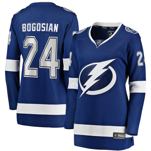 Zach Bogosian Tampa Bay Lightning Fanatics Branded Women's Home Breakaway Player Jersey - Blue